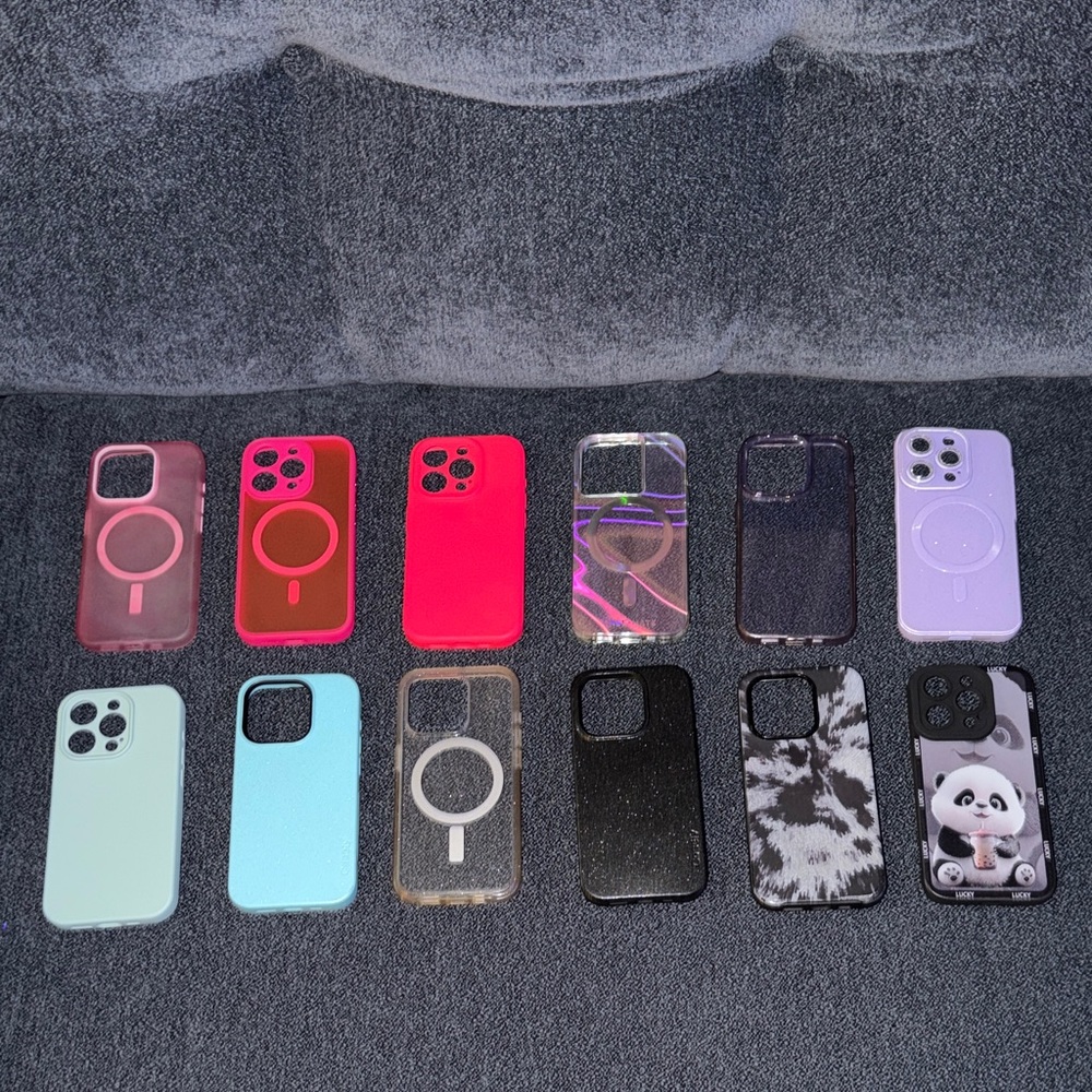 Assorted iPhone 15 Pro Cases